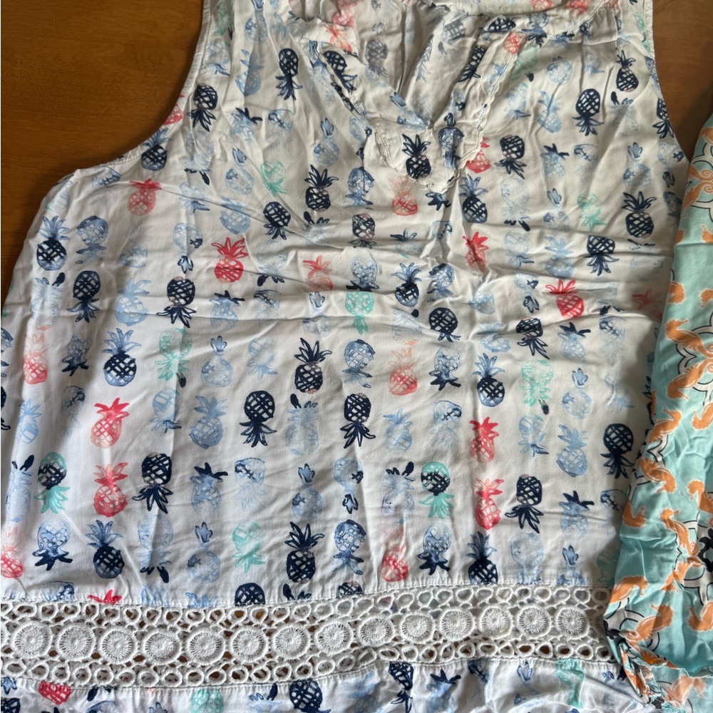 Crown & Ivy bundle lot of 3 sleeveless tops large/ XL - Picture 6 of 12